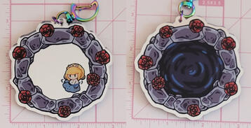 Magic Mirror charm. Printed by Vograce