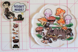 Washi tape standee. Printed by Vograce.