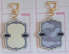 Magic mirror charm. Printed by Vograce