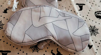 Blue Star sleep mask. Printed by Vograce