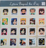 Sticker sheet. Printed by Vograce