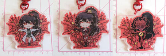 Lenticular charm. Printed by Vograce.