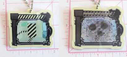 Lenticular charm. Printed by Wooacry.